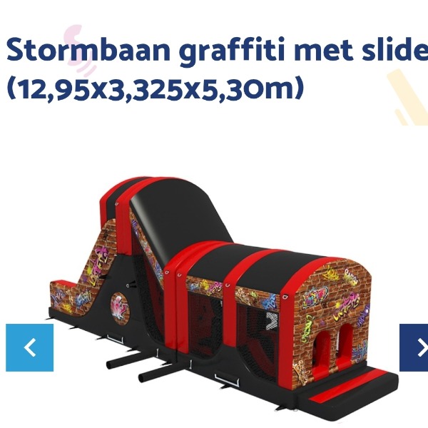 Stormbaan graffiti 13 meter